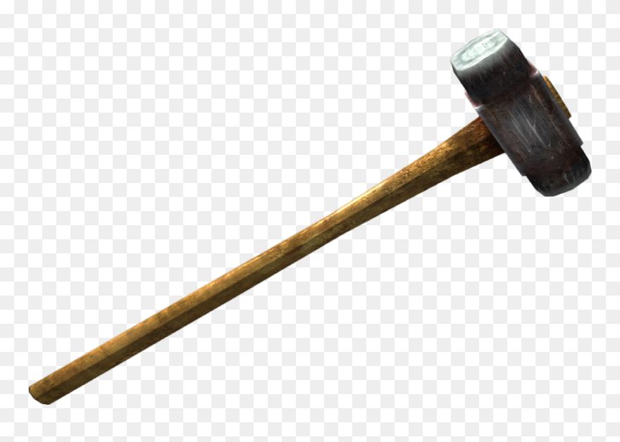 Old Police Baton - Sledge Hammer Png Clipart