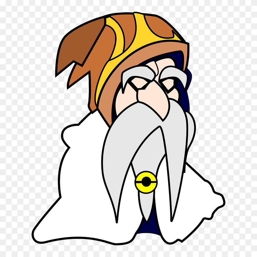 Wizard Clipart - Cartoon - Png Download