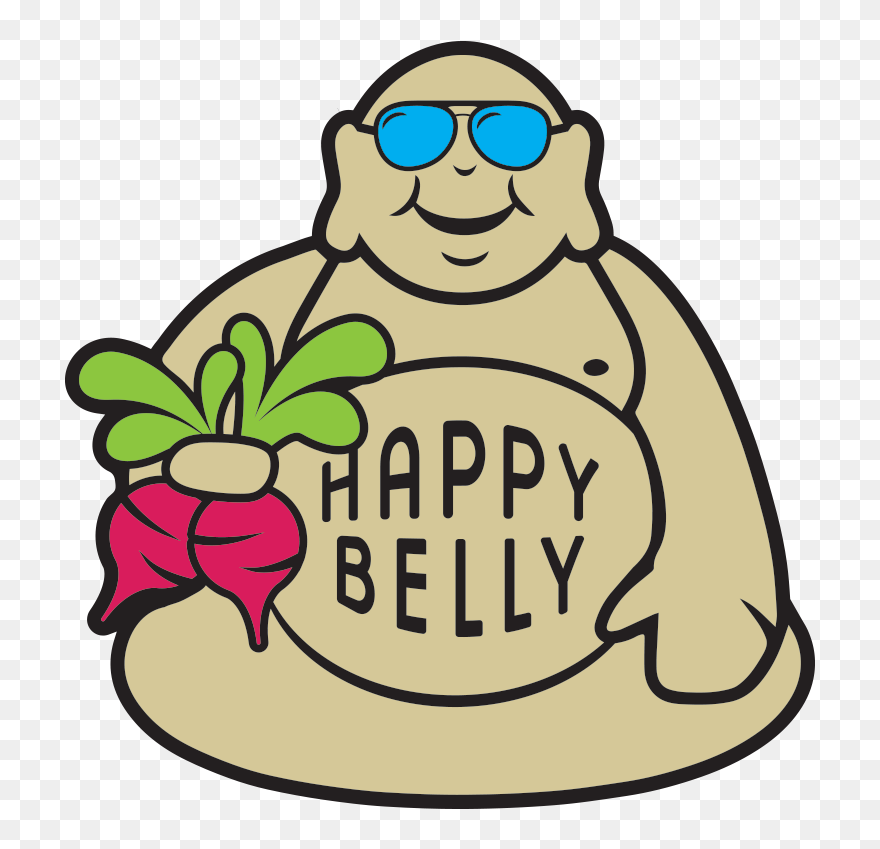 Happy Full Belly Cartoon Clipart