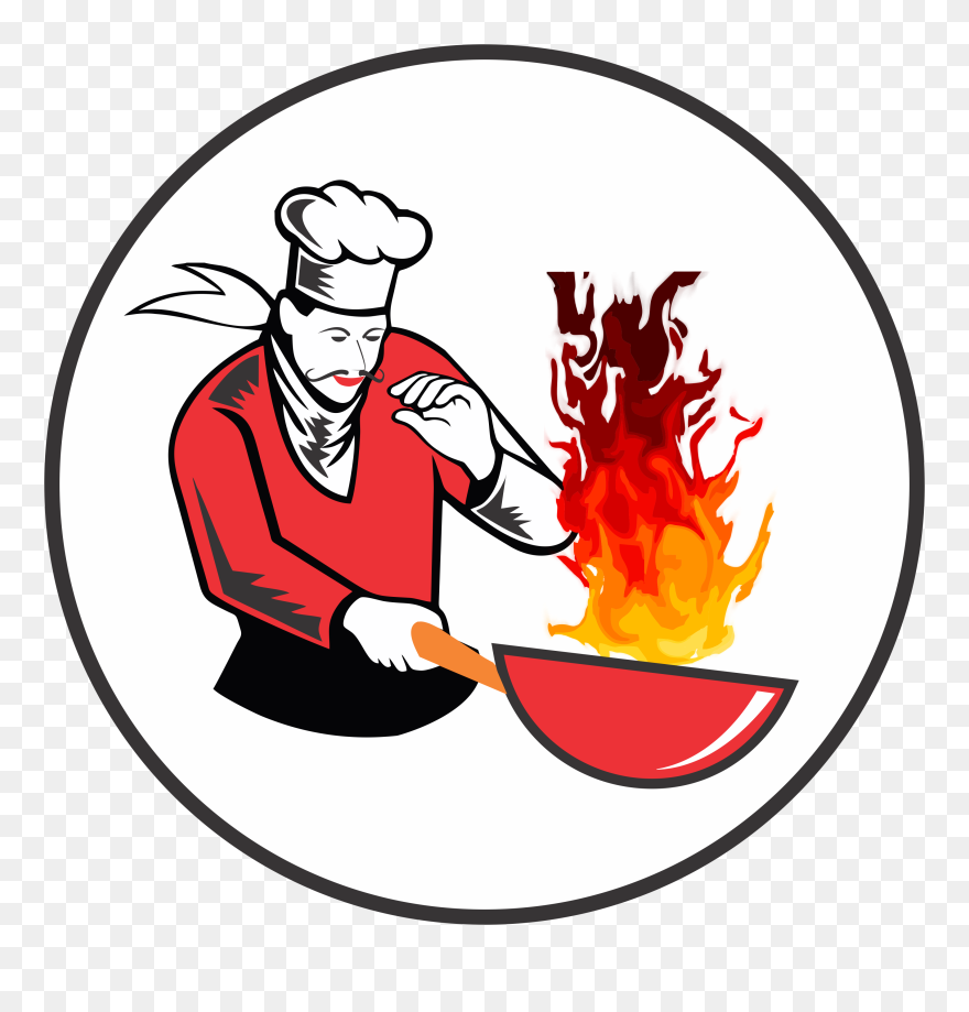 Catering Fire Logo Clipart