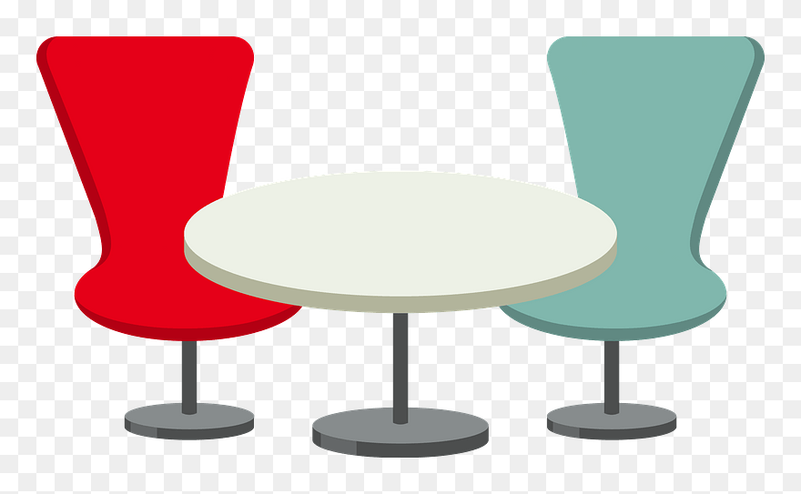 Table Chair Furniture Clipart - Office Chair - Png Download