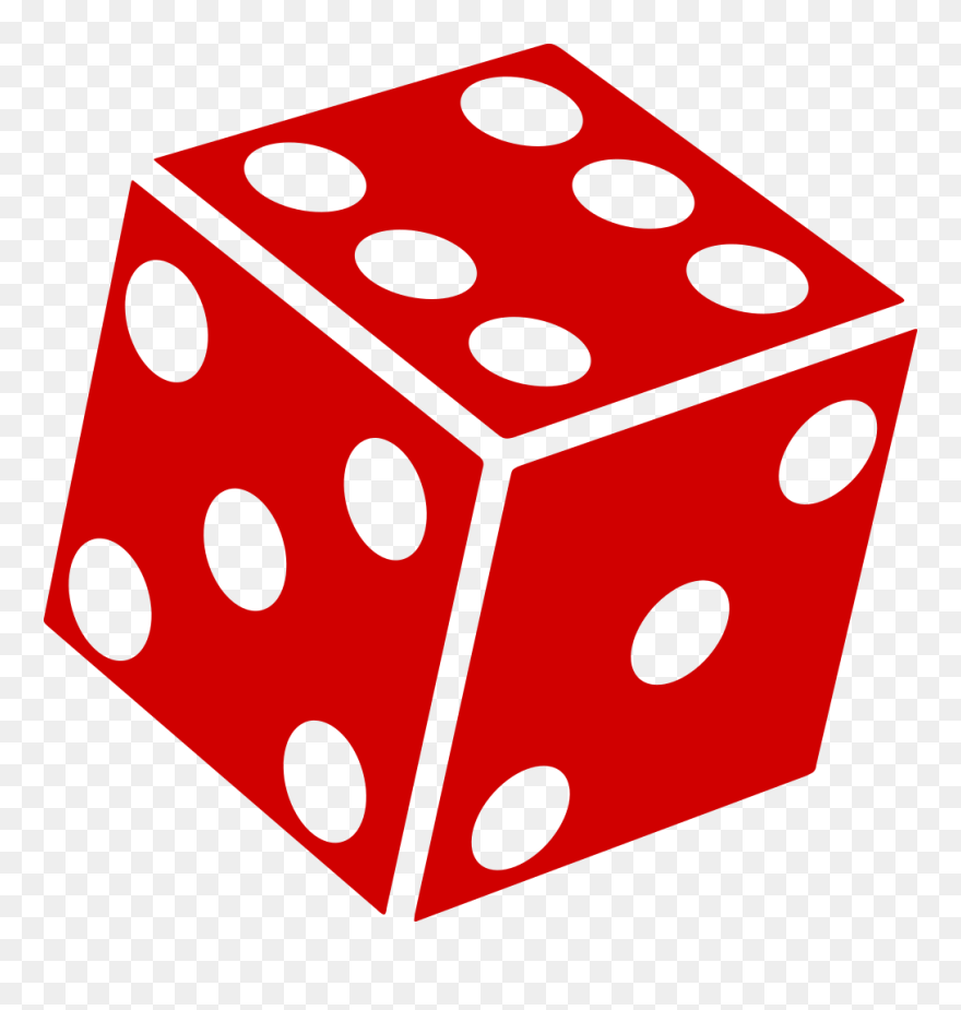 Gaming Clipart Dice Card - Six Sided Dice - Png Download