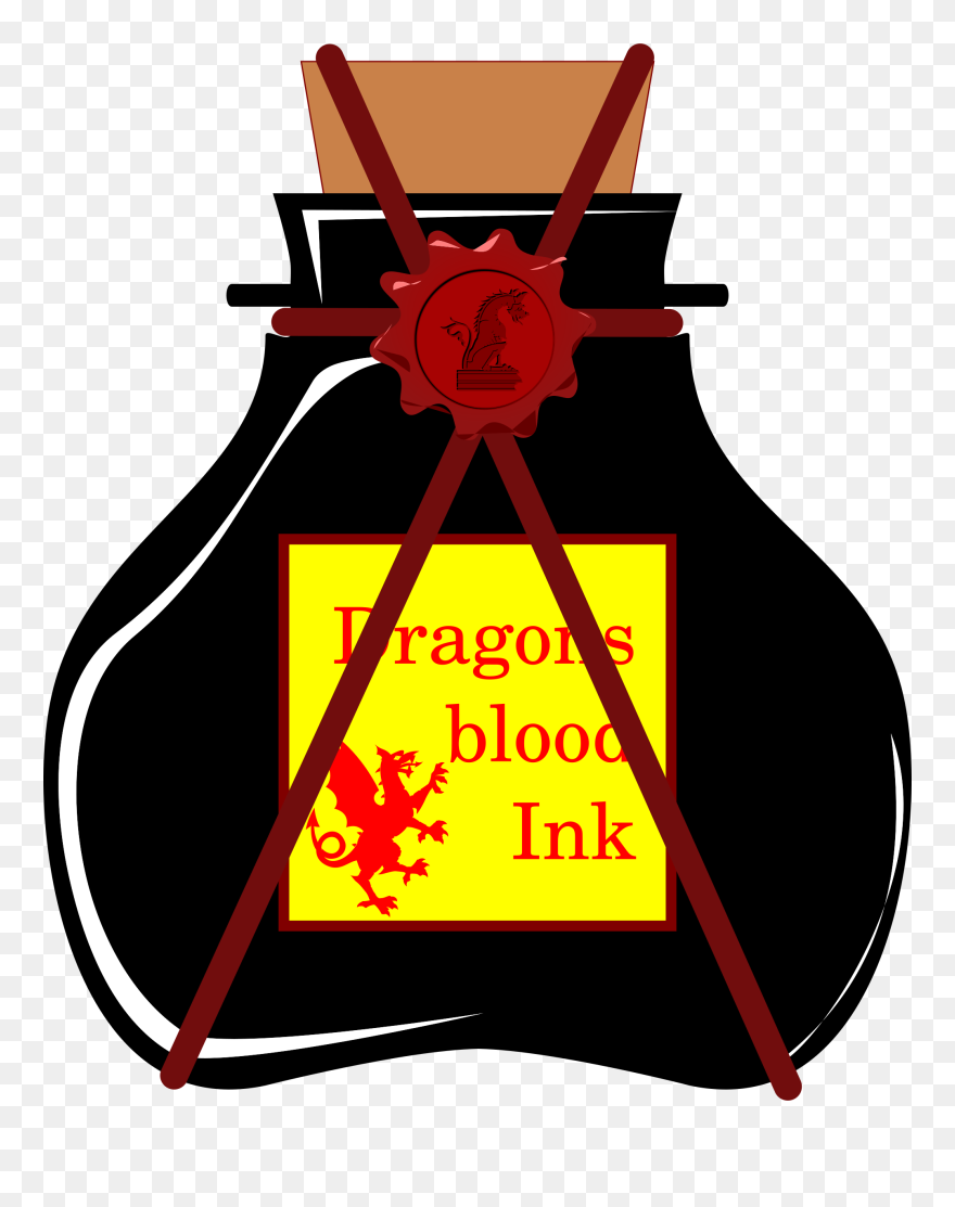 Dragons Blood Ink Clip Arts - Clip Art - Png Download