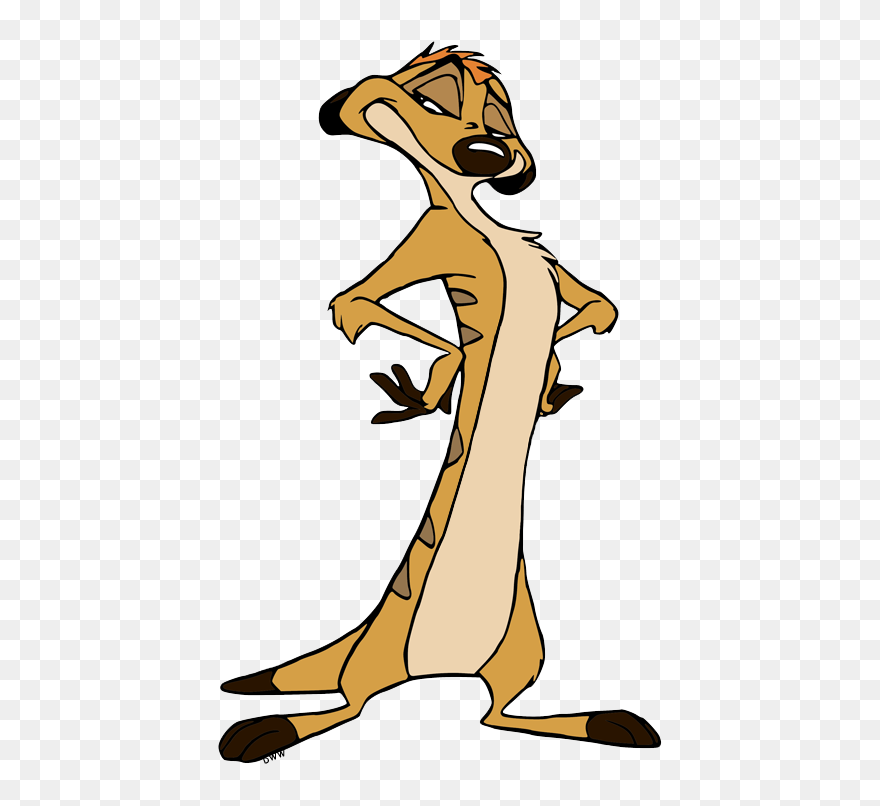 Timon Clip Art - Lion King Meerkat Name - Png Download