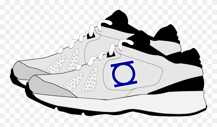 Walking Shoe,basketball Shoe,electric Blue - Clipart Sports Basketball Shoes - Png Download