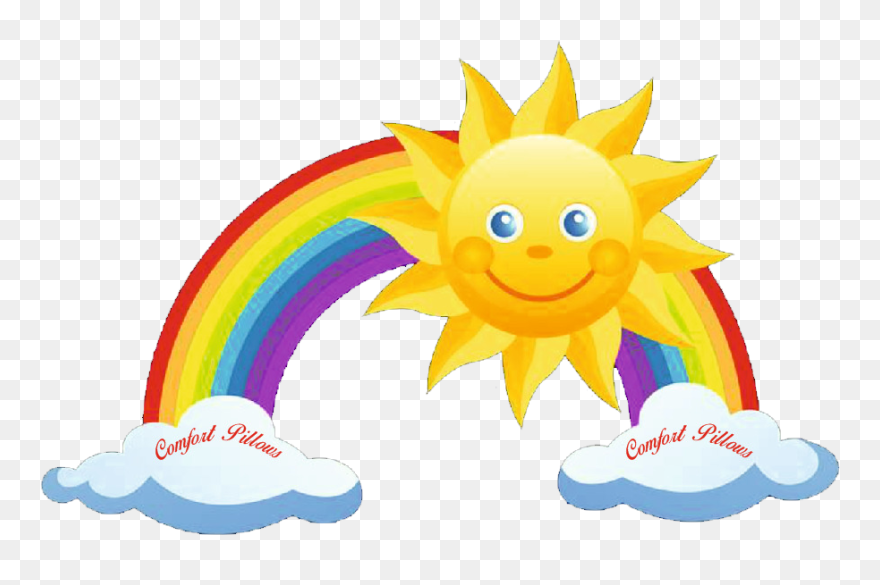 Fort Clipart Pillow - Nhs Rainbow Covid 19 - Png Download