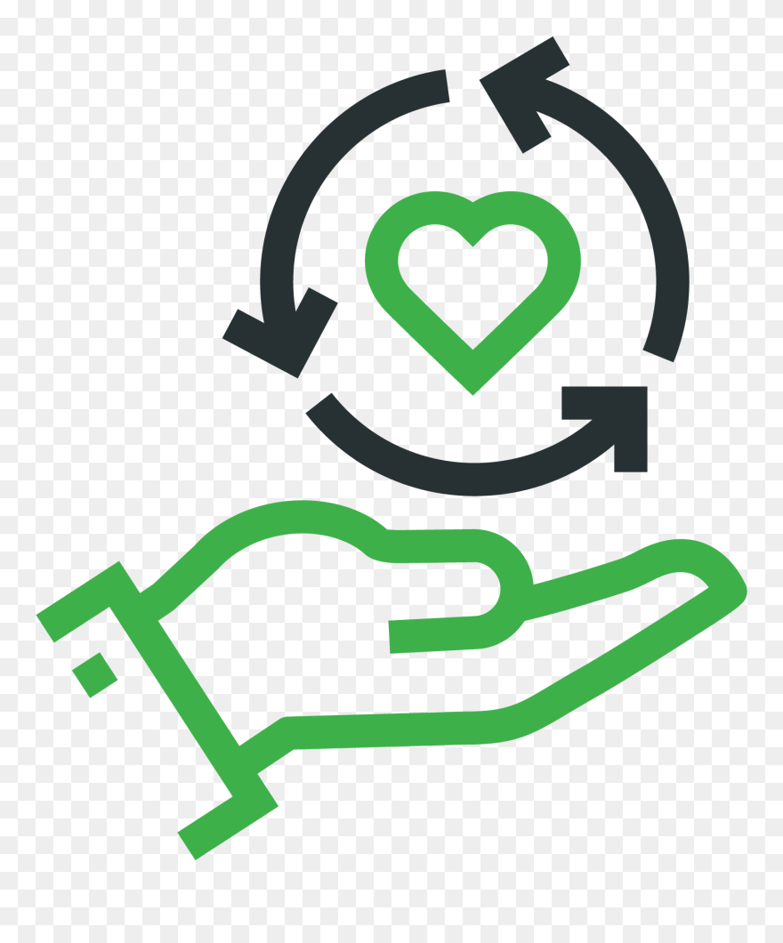 Transparent Icon Holding World In Hands - Csr Icon Clipart