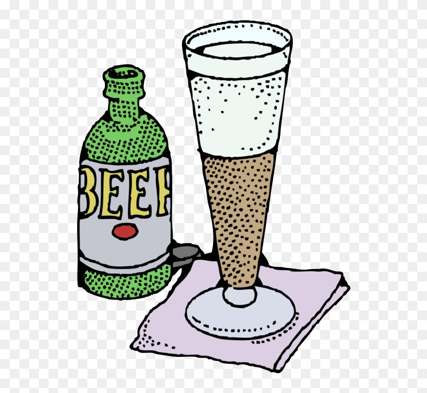 Oktoberfest Transparent Png - Black Beer Bottle Art Clipart