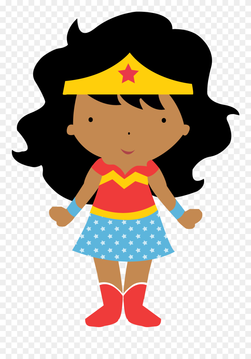Ela Escolheu "mulher Maravilha - Wonder Woman Cute Png Transparent Clipart