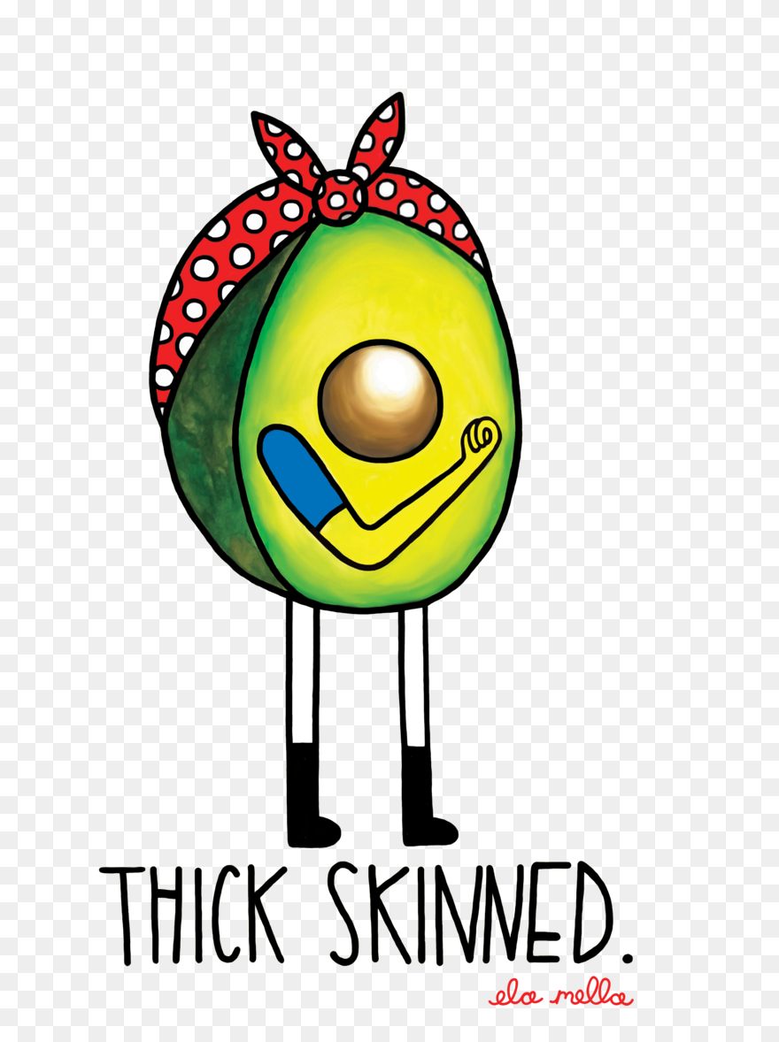 Thick Skinned Final Red Signature - Thick Skinned Clipart