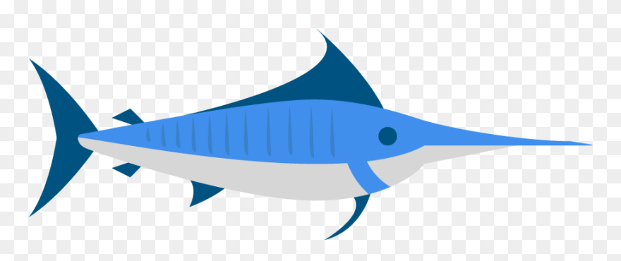 Marlin Clipart Swordfish - Sword Fish Clipart - Png Download