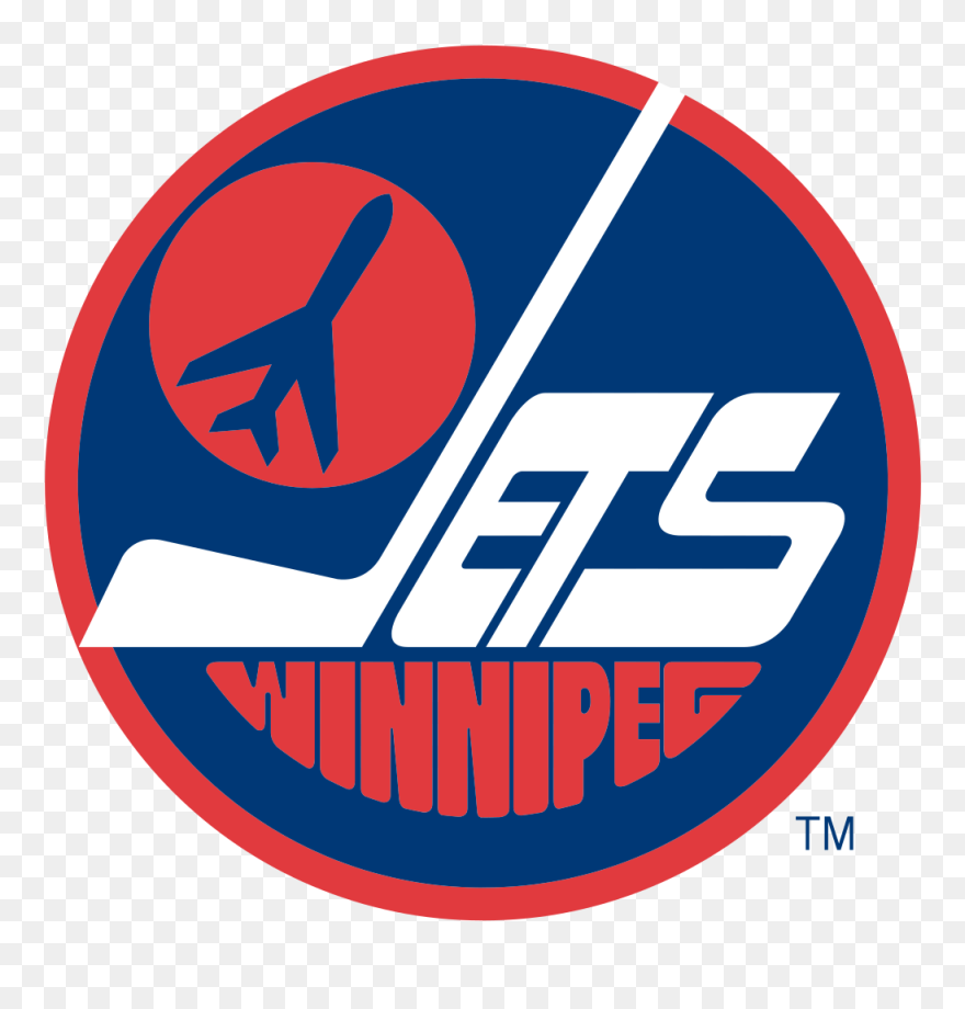 Original Winnipeg Jets Logo Clipart