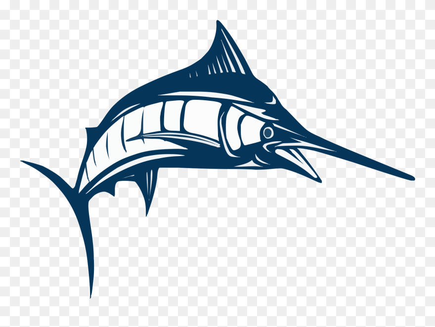 Blue Marlin Vector Png Clipart