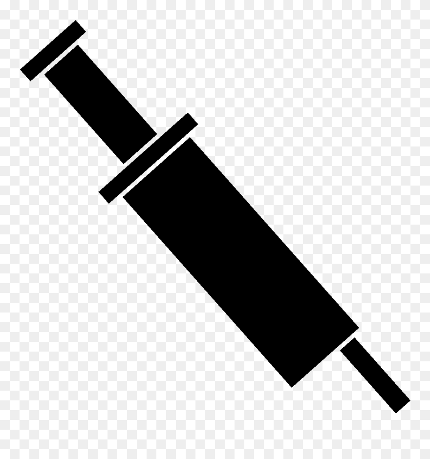 Syringe Svg Clip Arts - Syringe - Png Download