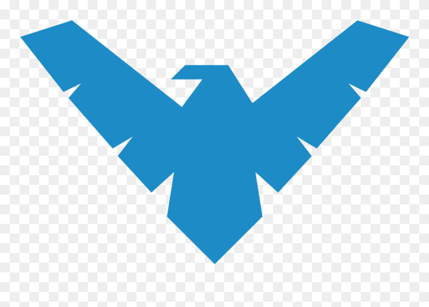 Superman Logo By Machsabre On Clipart Library - Nightwing Symbol - Png Download