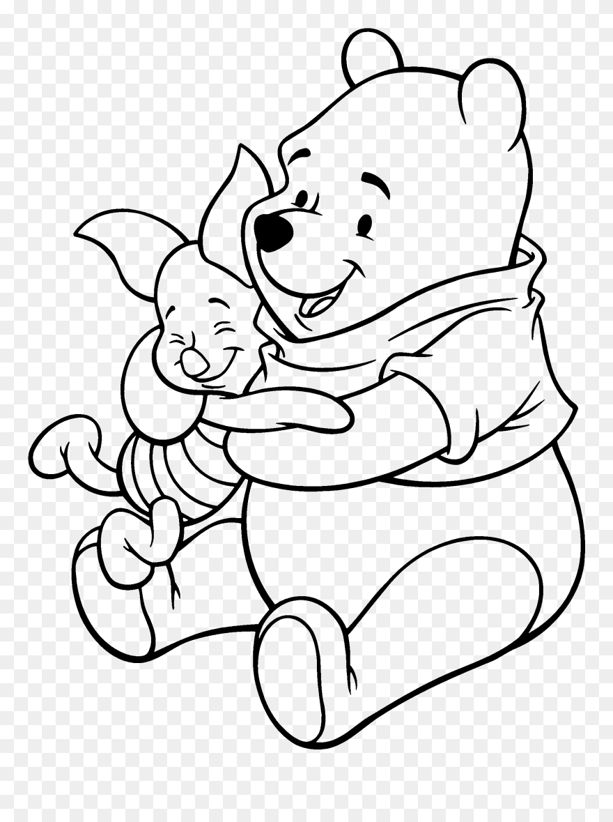 Adult Piglet Winnie The Pooh And Piglet Flying Heart - Winnie The Pooh And Piglet Drawing Clipart
