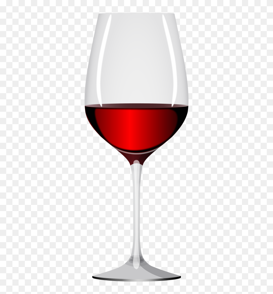 Glass Of Red Wine Clipart - Png Download