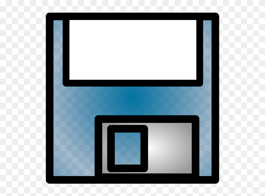 Guardar, Save - Floppy Disk Square Clipart - Png Download