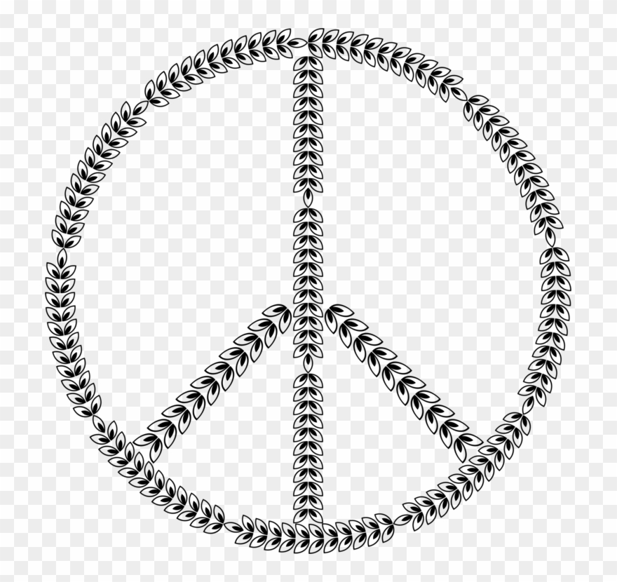 Peace Symbols Campaign For Nuclear Disarmament Peace - Make Love Not War Peace Sign Clipart