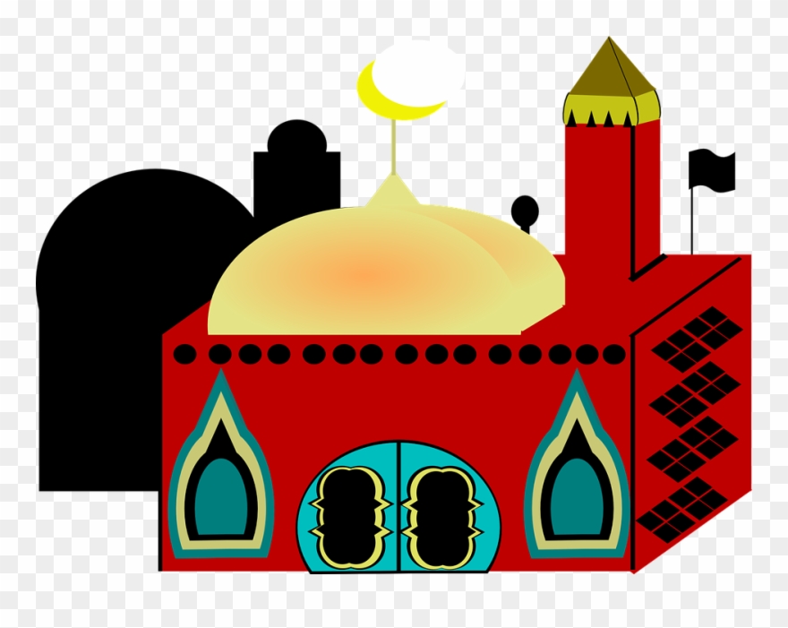 Mosque Clipart Masid - Eid Milad Un Nabi In Hindi - Png Download