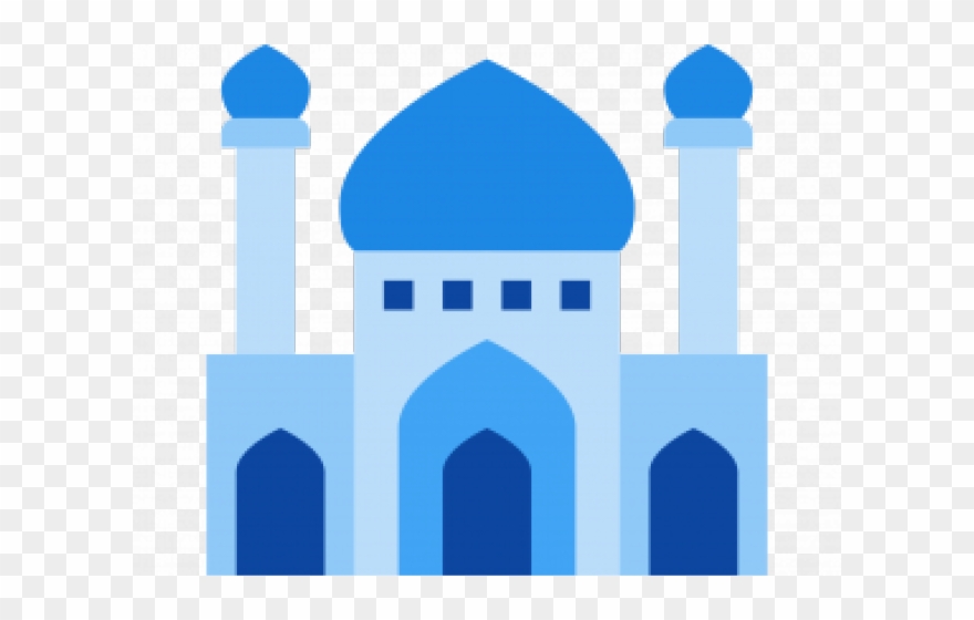 Mosque Clipart Transparent - Mosque Flat Design Png