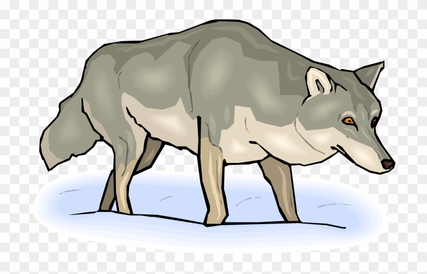 Wolf Clipart - Wolf Hunting Clipart - Png Download