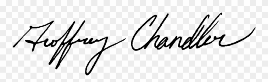 Geoffrey Chandler - Frederick Douglass Signature Clipart