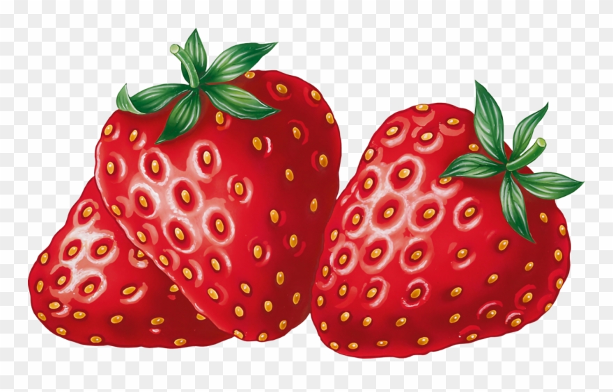 Яндекс - Фотки - Fruit Clipart Strawberries - Png Download