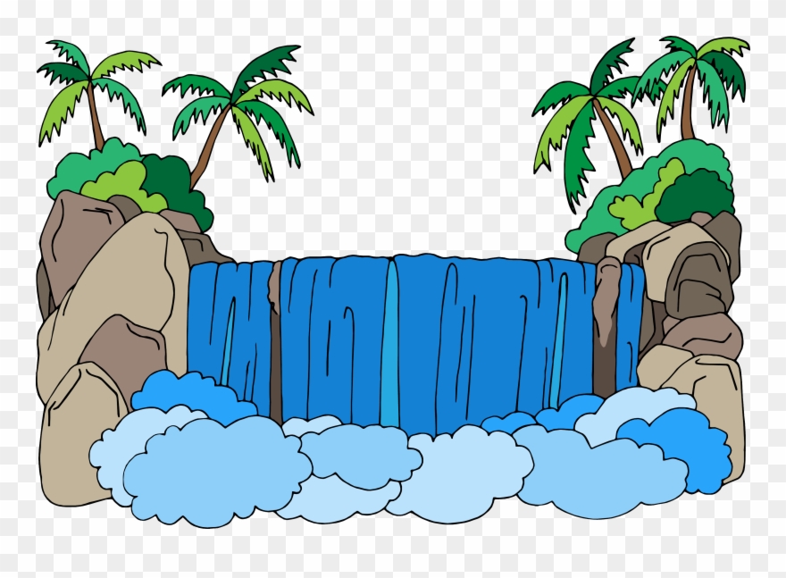 Png, With Transparency - Air Terjun Vektor Png Clipart