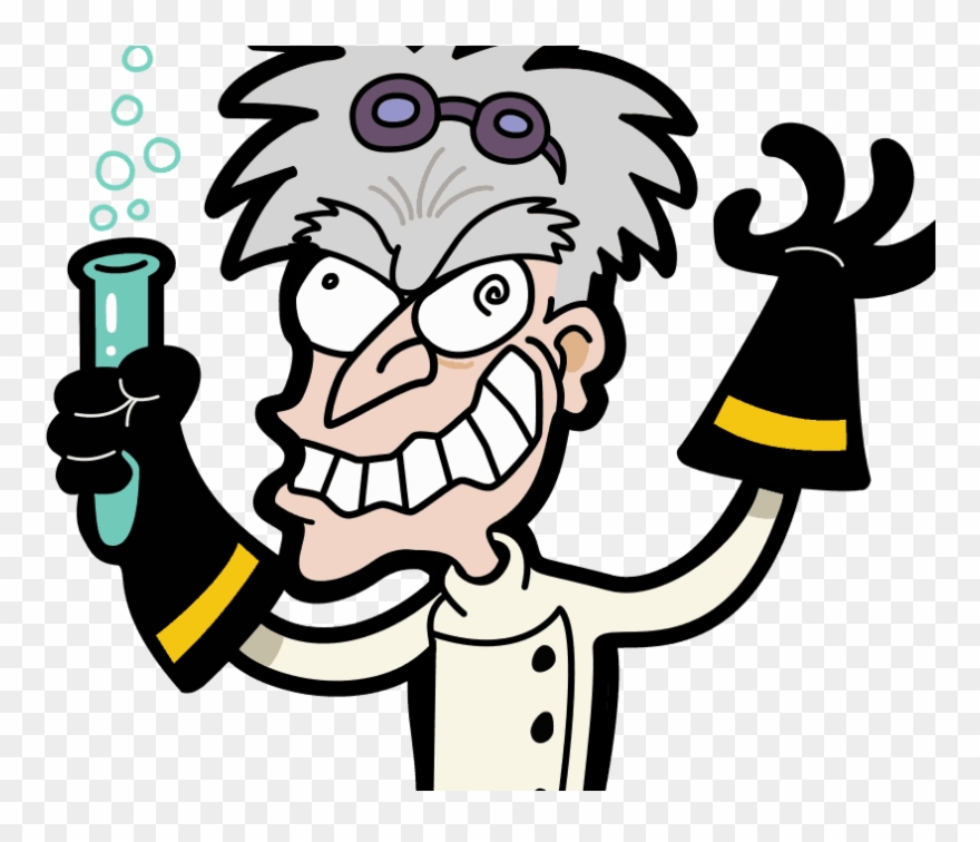 Evidence Clipart Private Eye - Mad Scientist - Png Download