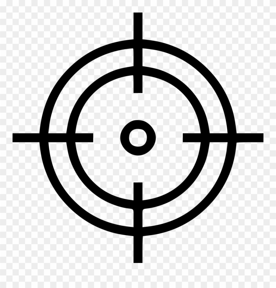 Crosshair Aim Shoot Target - Png Target Clipart