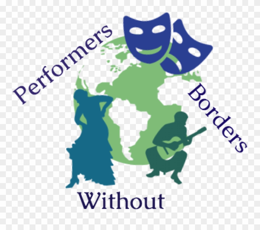 Performers Without Borders - Poster Clipart