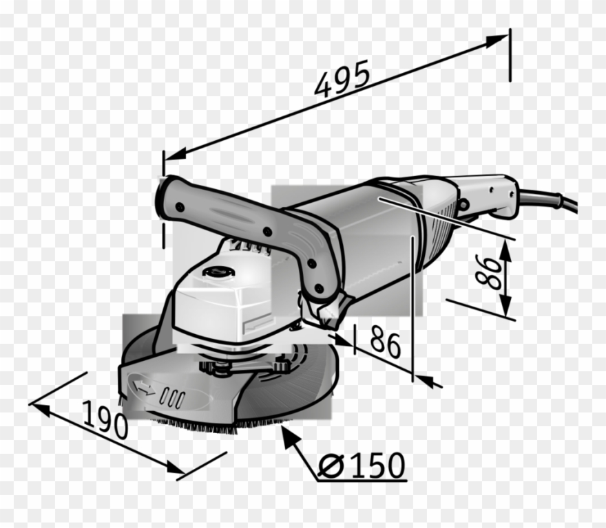 Product Drawing Ld 18 7 150 R, Kit Turbo Jet Zoom - Drawing Clipart
