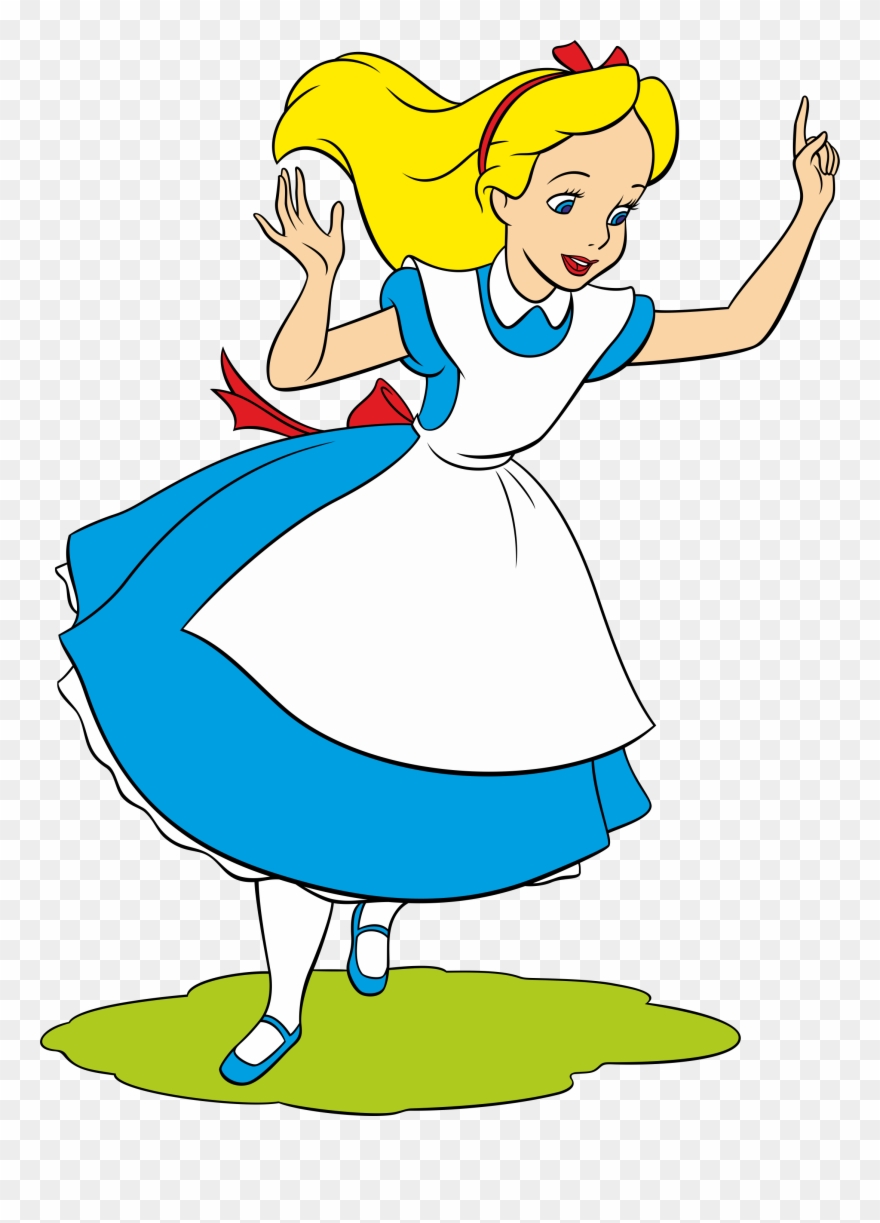 Wonderland Alice Clipart Cliparts By Digitalclipartpapers - Персонажи Мультфильма Алиса В Стране Чудес - Png Download