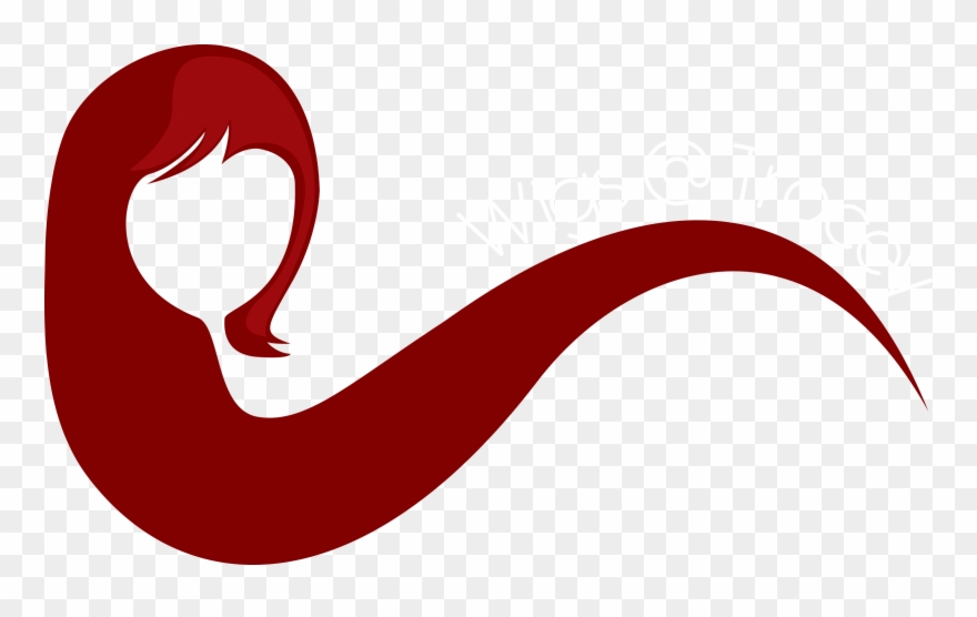 Graphic Black And White Bald Clipart Man Wig - Wigs Clipart - Png Download