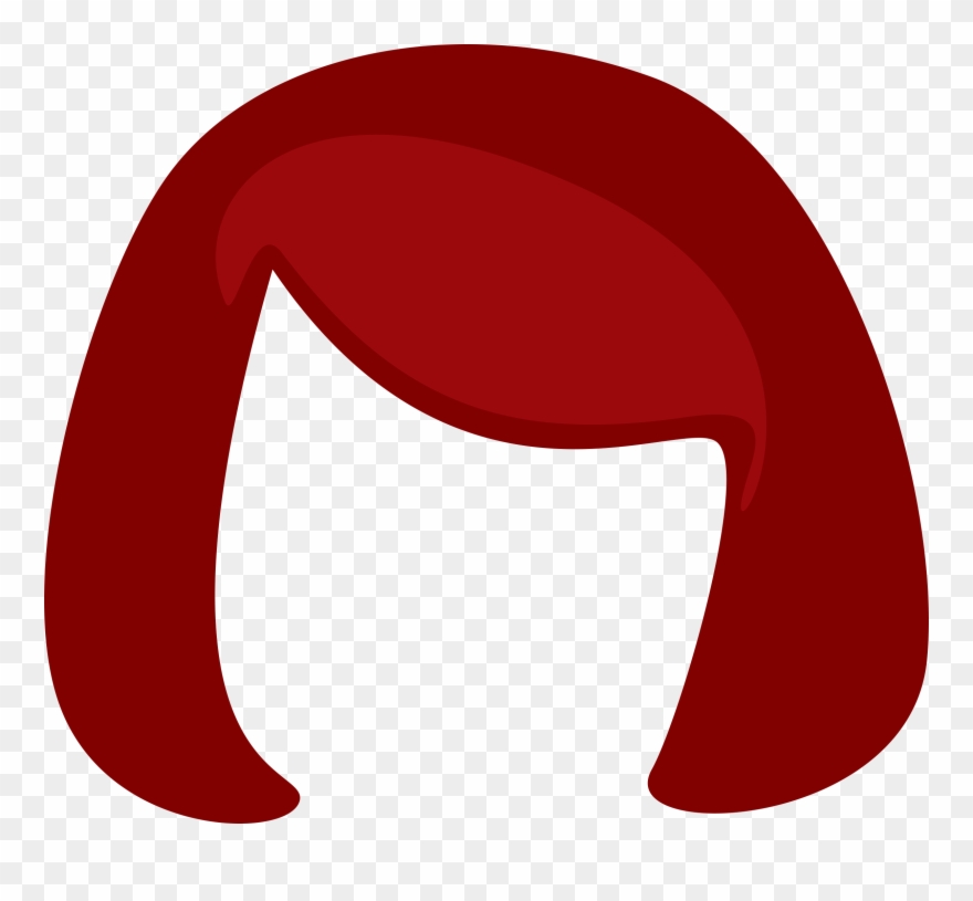 Wig Cliparts - Red Hair Clip Art - Png Download