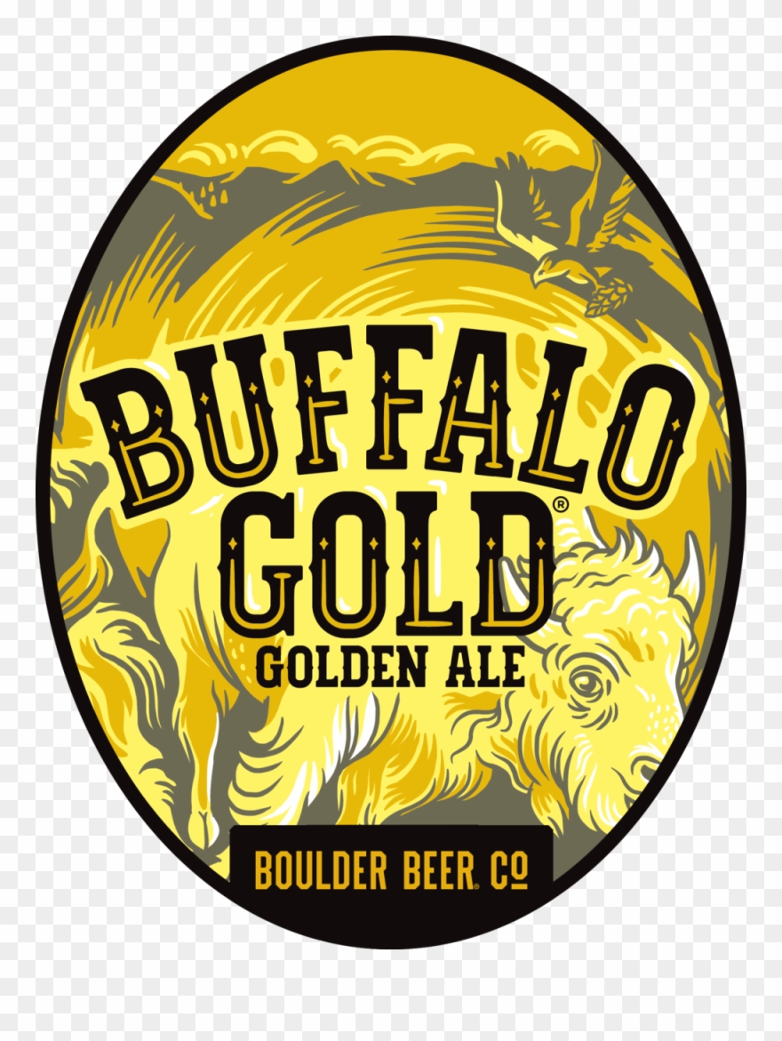 4 Boulder Beer Buffalo Gold Oval - Harley-davidson Museum Clipart