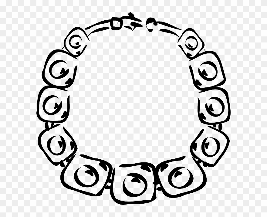 Jewellery Clipart Bracelet - Necklace Clip Art - Png Download