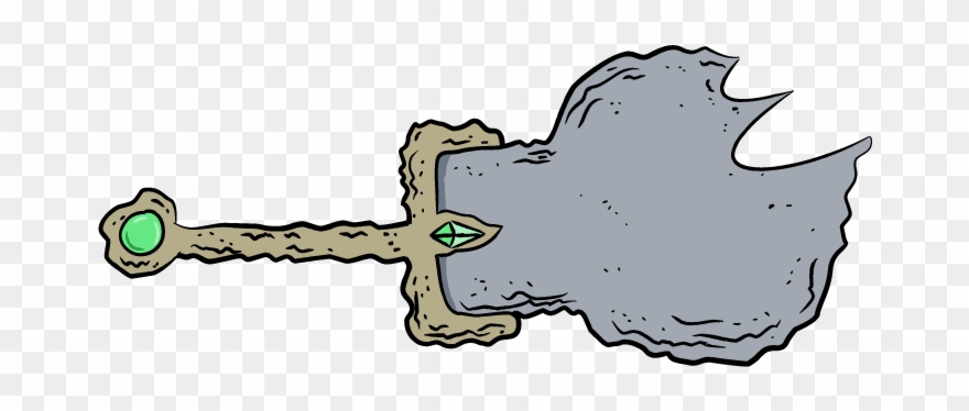 Boulder Magisword - Mighty Magiswords Boulder Magisword Clipart