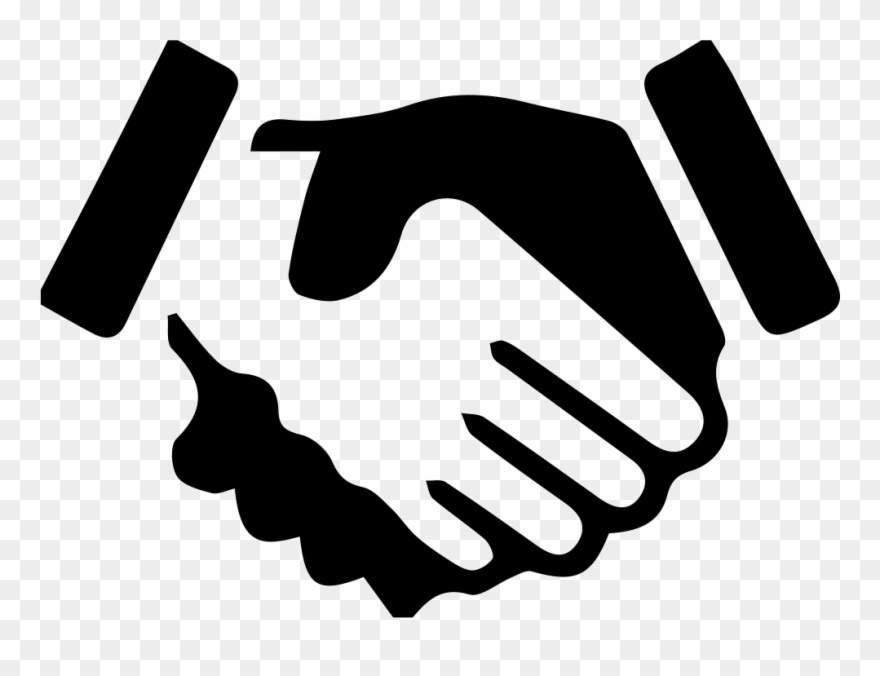 Handshake Svg Free Download Png - Shaking Hands Icon Png Clipart