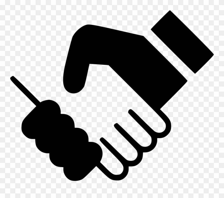 Business Clipart Business Deal - People Shaking Hands Icon - Png Download