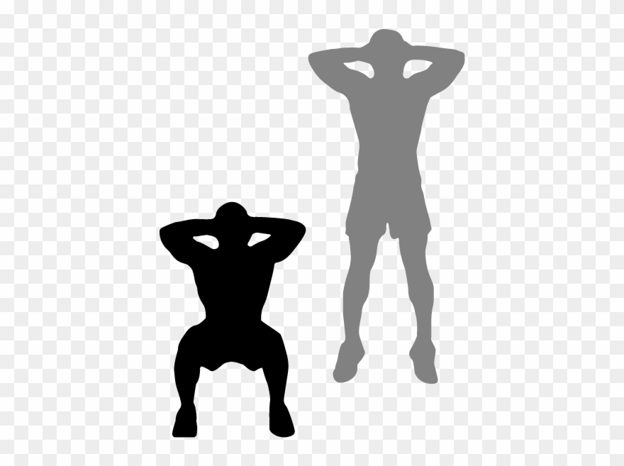 Squat Jump Jump Squats, Clip Art, Illustrations - Squat - Png Download