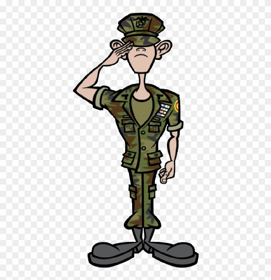 Staff - Cartoon Marine Clipart