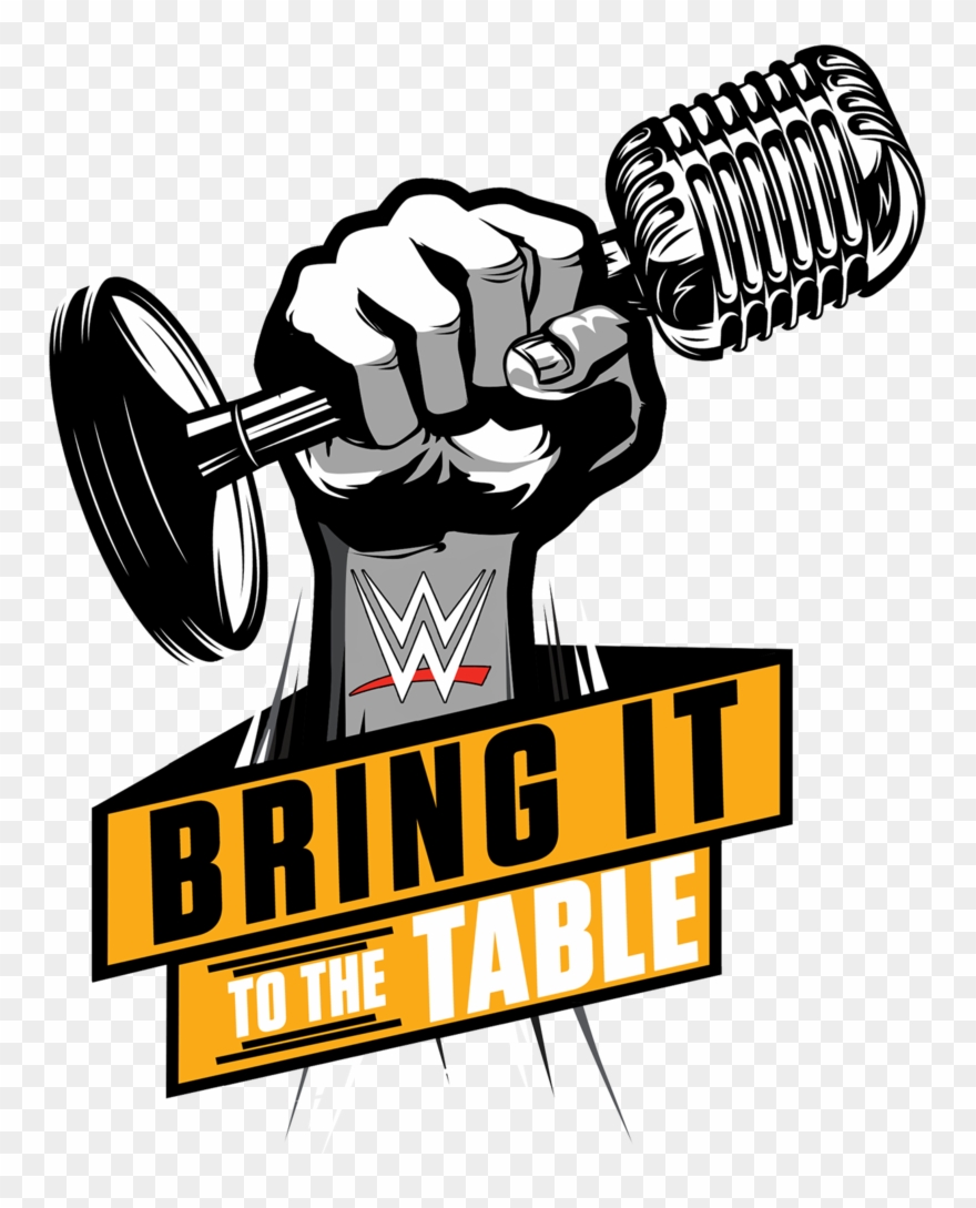 Dumbbell Banner Free Download Huge Freebie - Wwe Bring It To The Table Logo Clipart