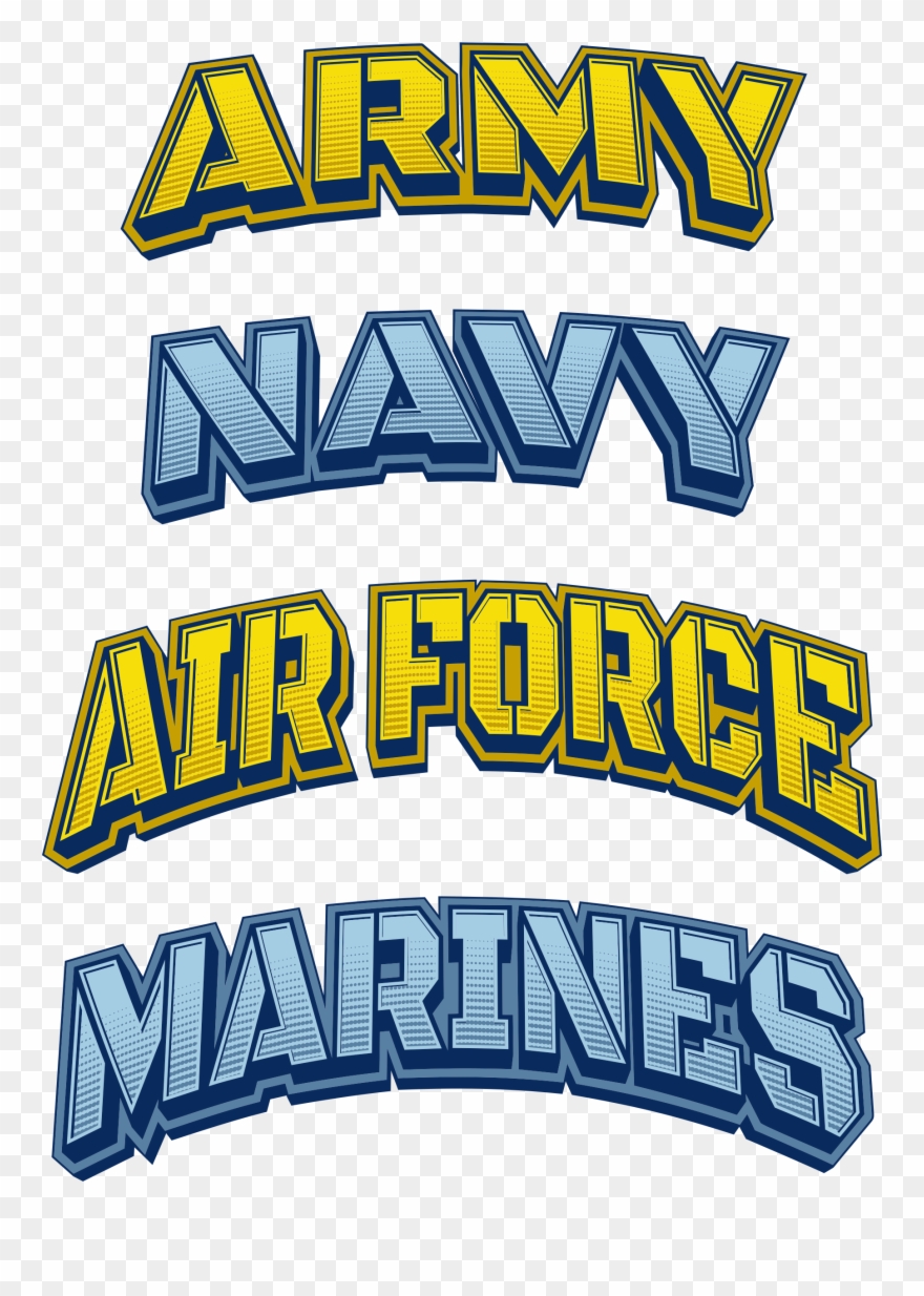 Army, Navy, Air Force, Or Marines Decals Sticker - Navy Clipart