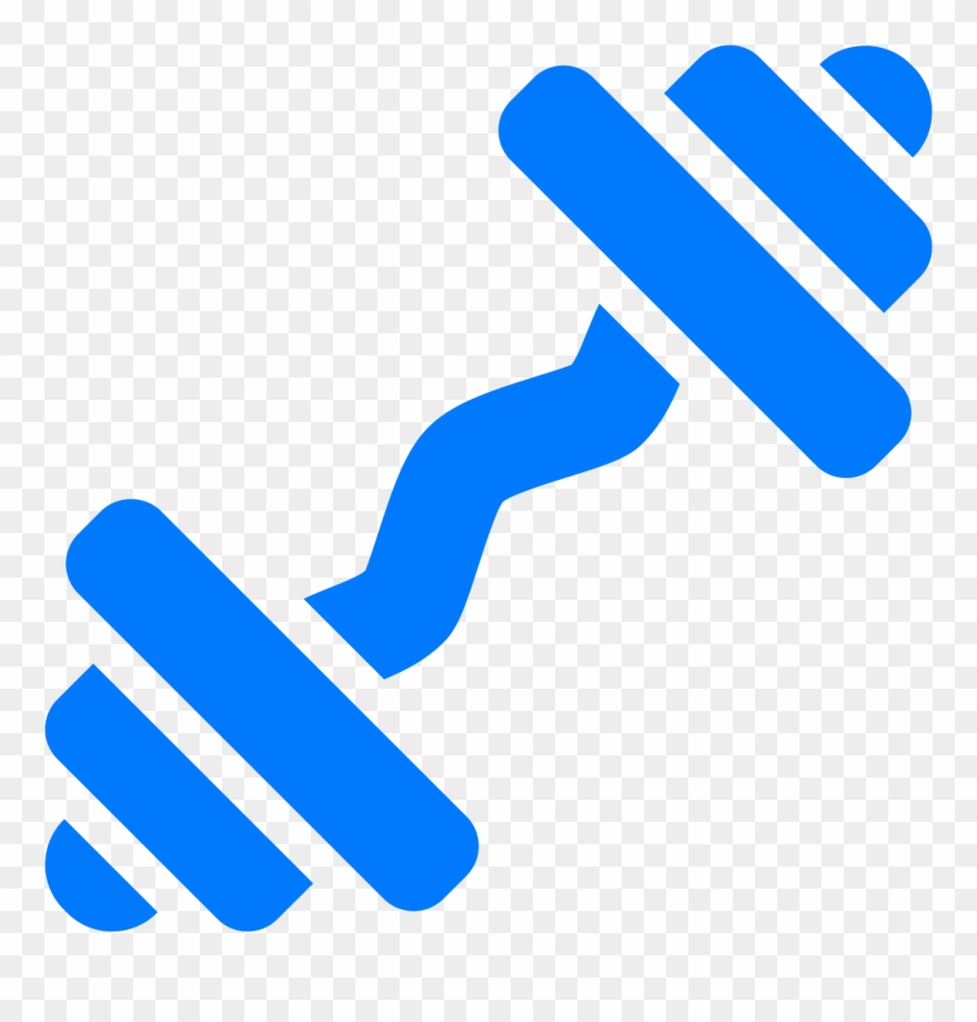 Clip Art Black And White Stock Ez Curl Icon Free Download - Gym Equipment Clip Art - Png Download