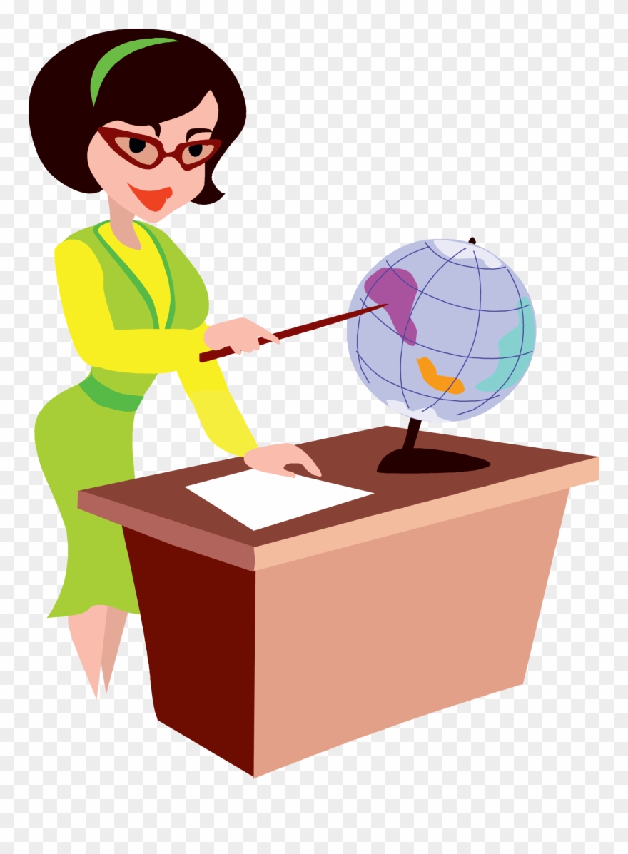 Teacher Education School Clip Art - Gifs Animated Cartoon Teacher - Png Download
