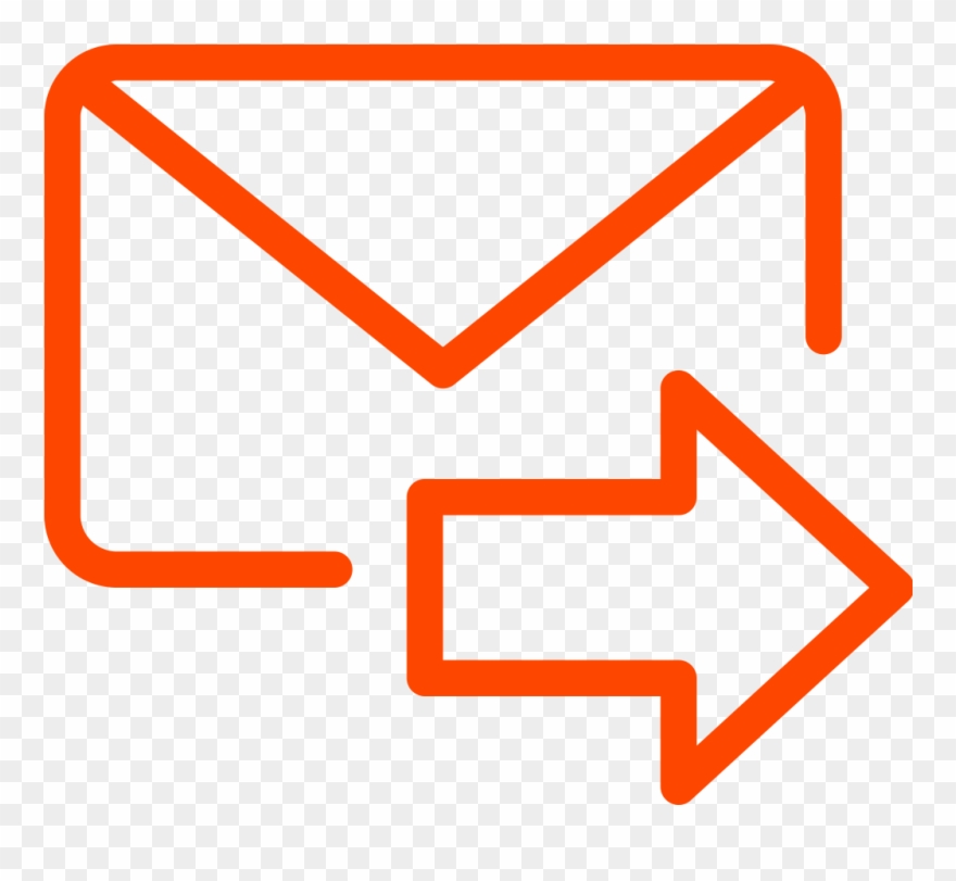 Email White Icon Vector Clipart