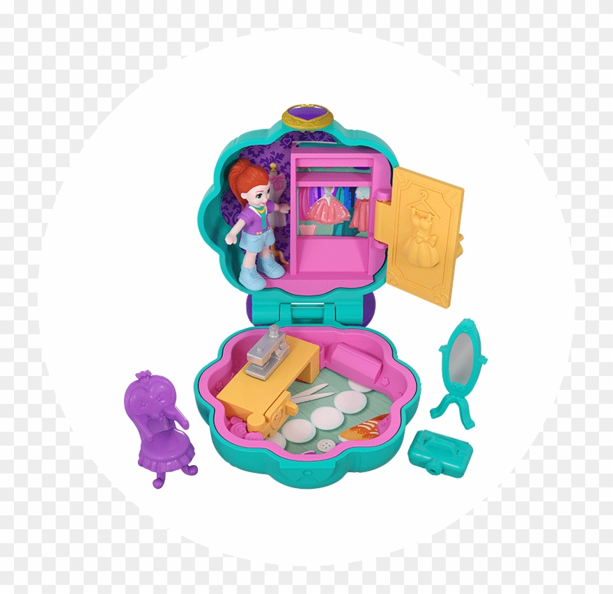 Fiercely Fab Studio™ Compact Product Image - Polly Pocket Tiny World Clipart