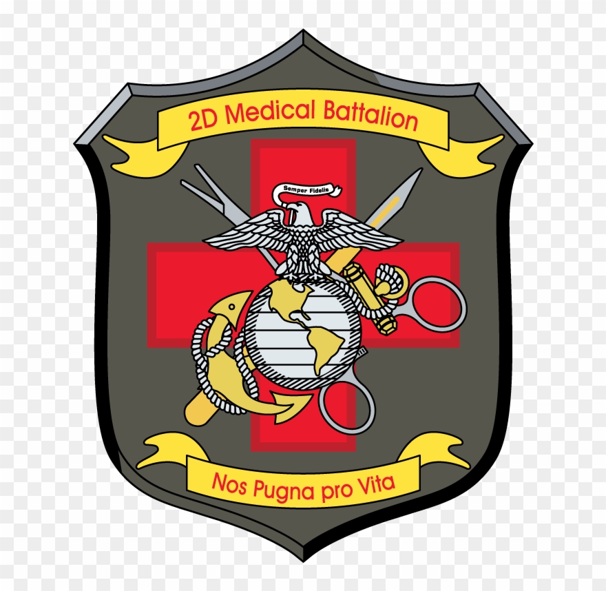 2d Medical Battalion Nos Pugna Pro Vita - Medic Symbol Usmc Png Clipart